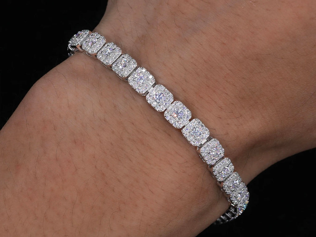 Halo Line Bracelet VVS