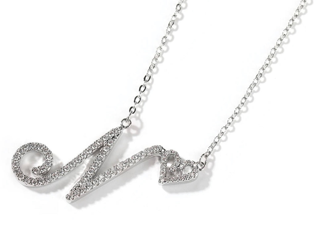 Sparkle Letter Necklace