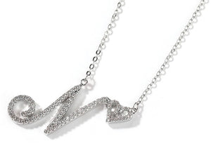 Sparkle Letter Necklace