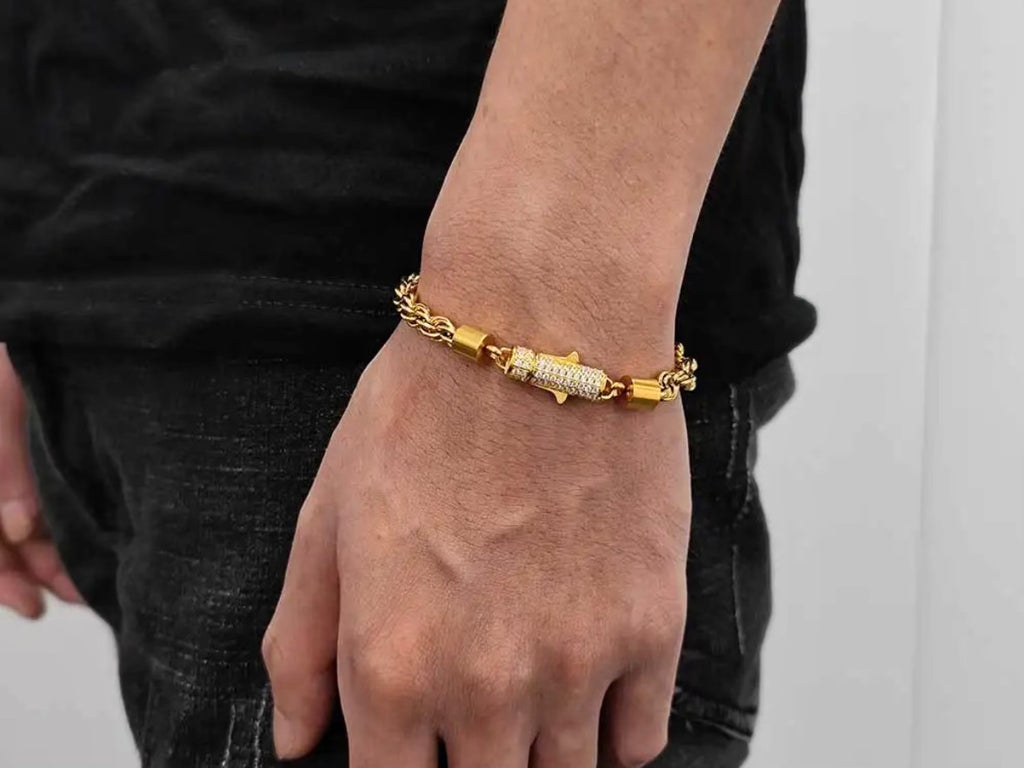 CZ Rope Bracelet