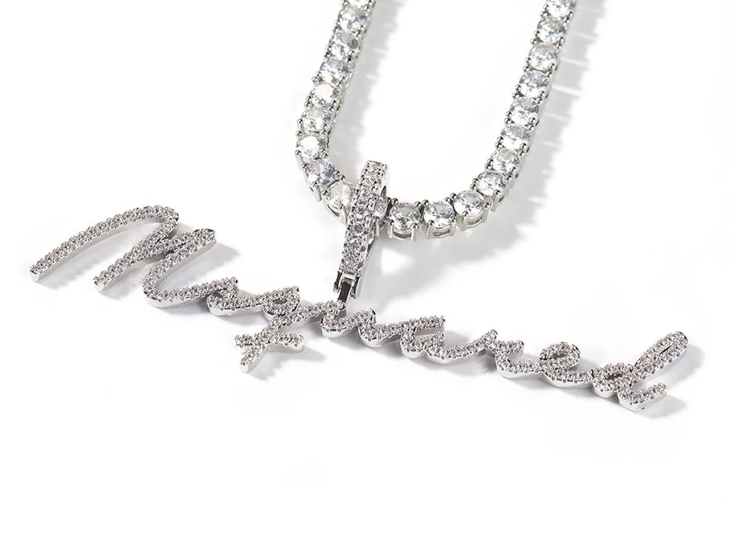Slim Cursive Pendant