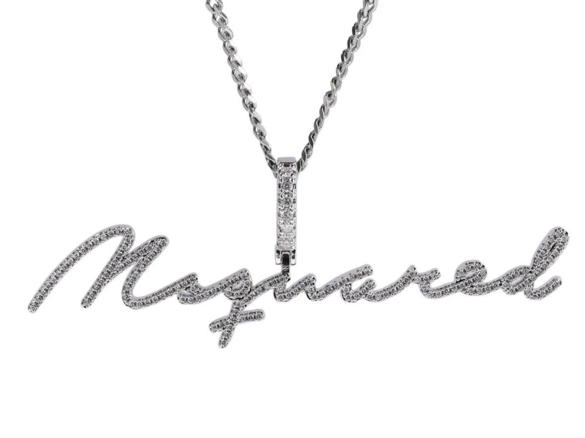 Slim Cursive Pendant