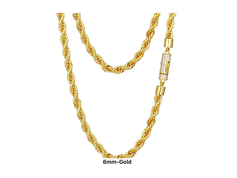 CZ Rope Chain