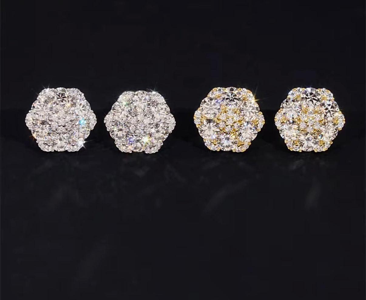 Snow Flake Earrings VVS