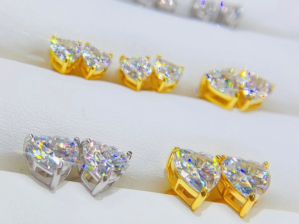 Heart Shaped Earrings VVS