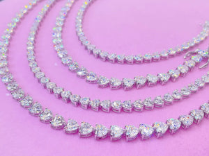 Heart Shaped Chain VVS