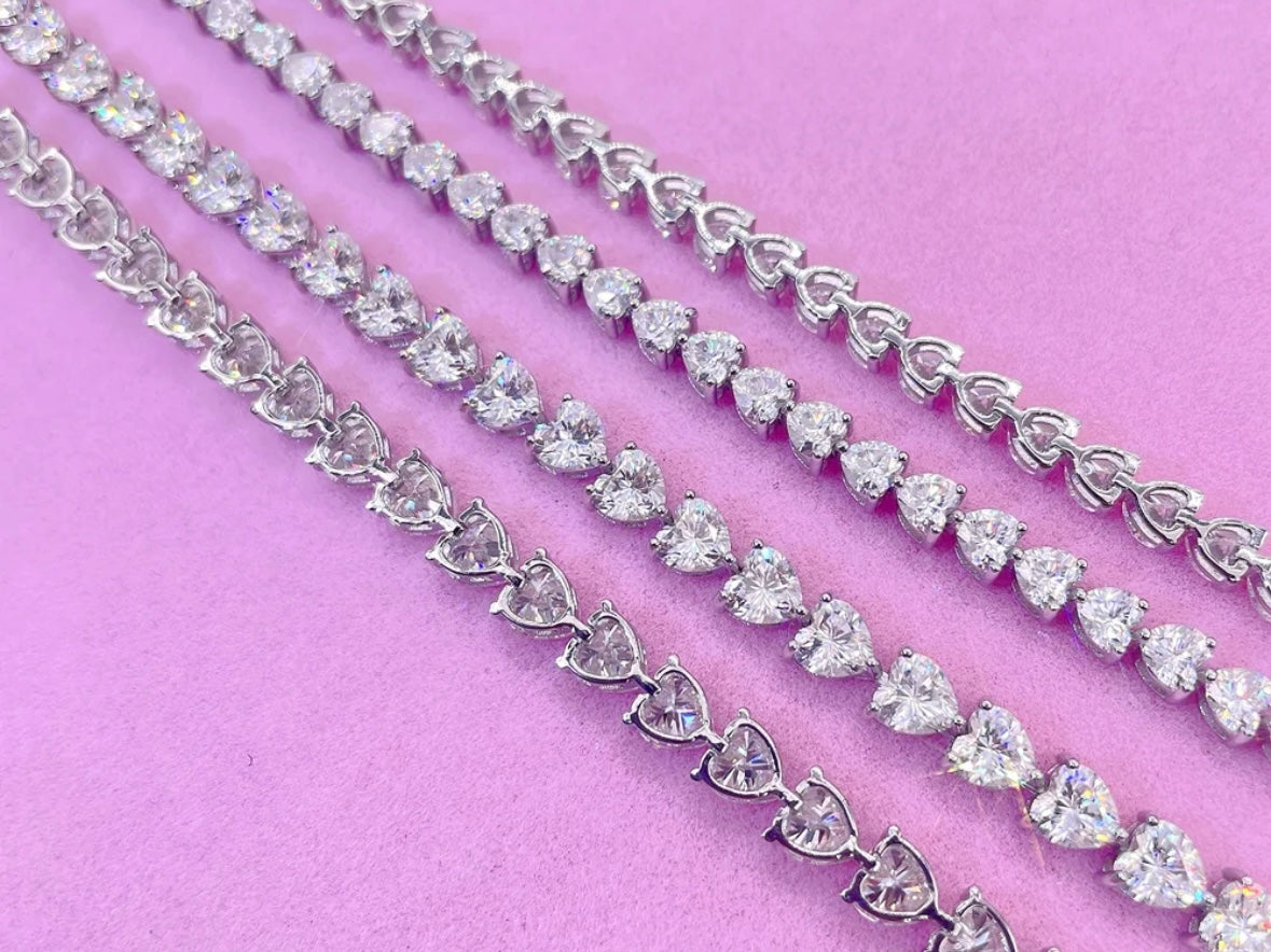 Heart Shaped Bracelet VVS