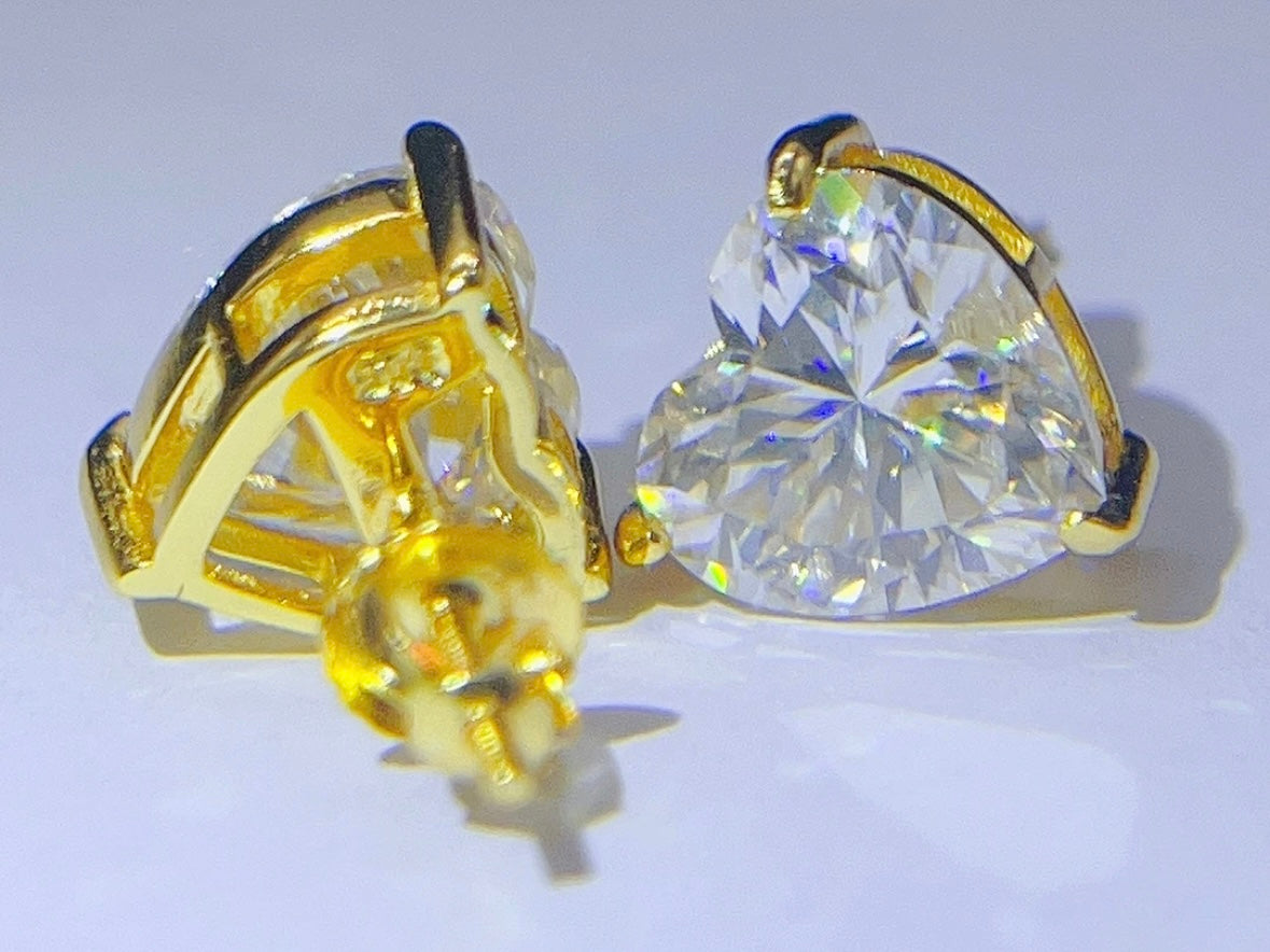 Heart Shaped Earrings VVS