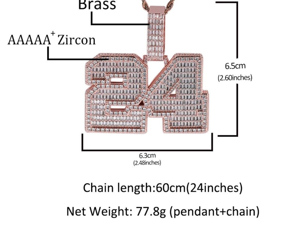 Baguette Custom Pendant