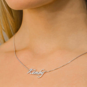 Cursive Name Chain VVS