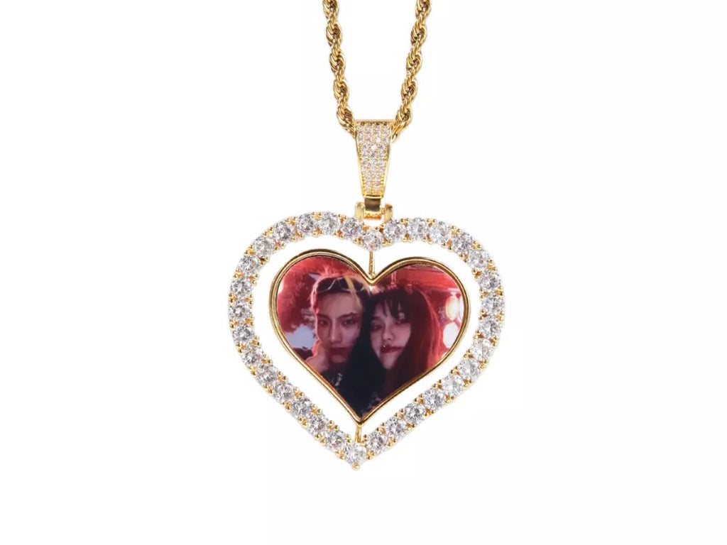 Spinning Heart Pendant